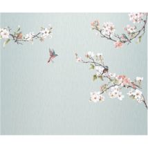 Komar Wandtapete - Apple Blossom - 250 X 300 Cm - Vlies Digitaldruck - Klassischer Stil