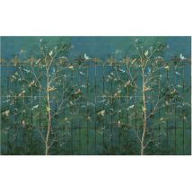 Komar Wandtapete - Birdsong Breeze - 250 X 400 Cm - Vlies Digitaldruck - Für Kinderzimmer