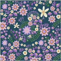 Komar Wandtapete - Disney Minnie Mouse Gardening Club Blue - 250 X 250 Cm - Vlies - Für Kinderzimmer