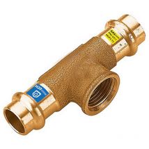 1/2x22 T-Stück Rotguss 90° I/I-IG Kombifitting Frabo DVGW