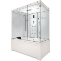 Kombination Badewanne Dusche K80-WS-EH-A-EA Duschtempel 100x180 cm OHNE Zusatzoption