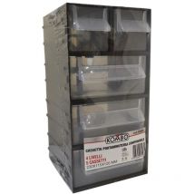 KOMBO - CASSETTIERA PORTAMINUTERIE componibile su 4 Livelli