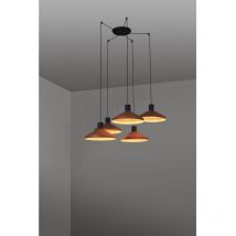 KOMBO Lámpara colgante terracota Ø400 5L 68597-5L