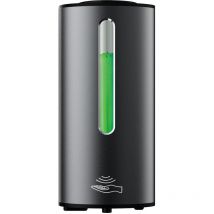 Kommerzieller automatischer Flüssigseifenspender zur Wandmontage, mattschwarz, großes Fassungsvermögen 380 ml
