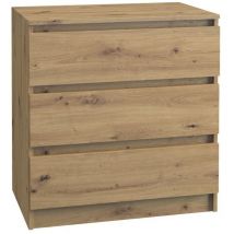 Pressiode - Kommode Mit 3 Schubladen Sideboard Artisan Anrichte Holz 70 Cm