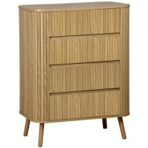 Kommode gestreiftes Dekor 4 Schubladen - Sweeek