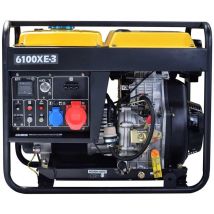 Diesel Stromaggregat 6100XE-3 5500W 10 ps 4-Takt Elektrostarter & Manuell - Kompak