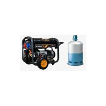 Groupe électrogène gaz/essence 8000W Monophasé et triphasé K10000TET-DF - Kompak