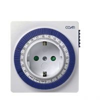 Coati Tageszeitschaltuhr 24-Stunden-Programmierung Kompakt Energieeffizienz Ideal für Wohn- und Gewerbebereich