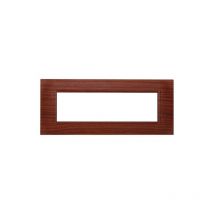Ettroit - Kompatible Abdeckrahmen Bticino Livinglight 7 module quadratischer Kunststoff Radica Farbe