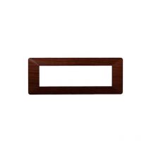 Kompatible Abdeckrahmen Vimar Plana 7 module kunststoff radica farbe Ettroit EV83703