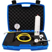 Tecnogas Stickstoff-Testkit mit Koffer – 1L Flasche – 110 bar Druckregler – Dichtheitsprüfung für Kälteanlagen