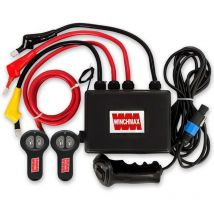 Komplette 24-V-Windensteuerbox, Wanderkabel und zwei kabellose Fernbedienungen