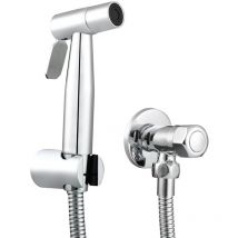 Komplettes Edelstahl-wc-bidet-set, Kaltwasser-wc-bidet Mit Schlauch, Halterung, Chrom-finish