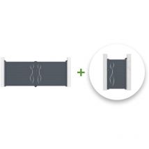 Paket Drehtor life 400 x 160 cm + Tor life 100P160 cm