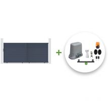 Casanoov - Elektrisches Schiebetor 3 m carpatia 300 x 160 cm + tanker C600 Motorisierung