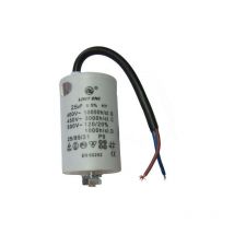 Kondensator Arbeit Motor 25uF 450Vac Kondensator Größe 45x95mm mit kabel 12AG125