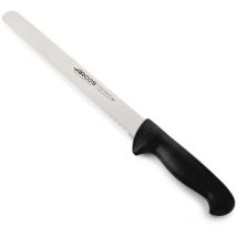 Arcos - Konditormesser Farbe - Prof 295025 aus Nitrum-Edelstahl und ergonomischem schwarzen Polypropylen mango mit 25 cm Klinge, Vitrine