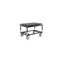 Kongamek - Carro para palets altura regulable con plato giratorio l x a