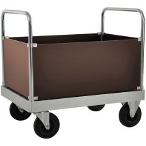 Kongamek Kofferwagen Verzinkt 960mm Hoch Mit Ladefläche 940x700mm Aus Mdf Mit Bremse