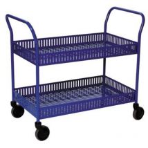 Kongamek Tischwagen Mit Rand 1130x550x940mm Ladefläche In Blau Mit Bremse