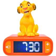 Lexibook - König der Löwen 3D-Wecker Mit Nachtlicht und Simba-Sounds