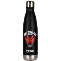 78441121194 bouteille d'eau Usage quotidien 500 ml Acier inoxydable Noir, Rouge - Konix