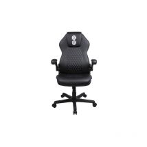 Konix - Jujutsu Kaisen Chaise de bureau gaming - Inclinaison siège 15° - Hauteur réglable - Cuir polyuréthane - Noir et blanc (78441120436)