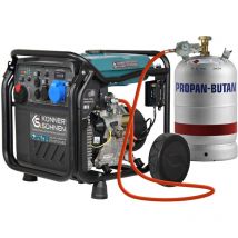 Könner&söhnen - Générateur à essence-gaz inverter ks 8100iEG 8500W