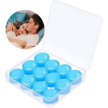 Fei Yu - konsert ronproppar 6 paires de bouchons d'oreilles, bouchons d'oreilles en silicone étanches, bouchons d'oreilles réutilisables