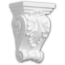 Konsole profhome 119015 Wandboard Zierelement Korinthischer Stil weiß