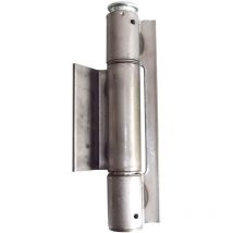 Konstruktionsband 3-teilig ø 25,3 mm, Bandhöhe 160 mm, Stahl blank