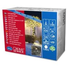 3610-110 / Catena Di Luci Micro Led / 40 Diodi Bianco Caldi / 24v Trasformatore Da Esterno/cavo Nero - Konstsmide