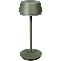 Konstsmide - 7830-630 Lyon Lampe de poche led sans fil 2.5 w blanc chaud, rvb vert-gris Y436972