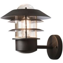 Konstsmide - Modena Applique Murale Lanterne Moderne Extérieure Peinture Noire Ip-44, IP44