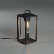 Konstsmide Bologna Lampada da terra moderna per esterni E27 230V nera, IP44