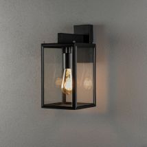 Konstsmide Lighting - Konstsmide Carpi Lanterne Murale Extérieure Moderne E27 Noir Avec Verre Clair,