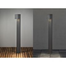 Moderne Pollerleuchte cremona in Anthrazit, Höhe 100cm