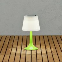 Assisi Lampada da tavolo da esterno a energia solare bianca, led verde 0,5W, IP44 - Konstsmide