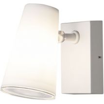 Konstsmide Lighting - Konstsmide Fano Applique murale d'extérieur moderne à tête orientable blanche E27, IP54