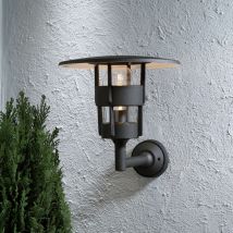 Konstsmide - Freja Applique d'extérieur Lanterne classique noire mate, IP23