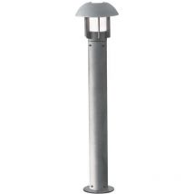 Konstsmide Heimdal Borne d'accès classique en aluminium gris pour extérieur, IP44