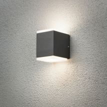 Monza Applique da esterno moderna Up Down led grigio scuro, IP54 - Konstsmide