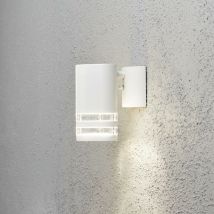 Konstsmide Modena Aplique moderno exterior simple blanco, transparente, IP44