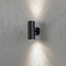 Modena Applique da esterno moderna grande nera, IP44 - Konstsmide