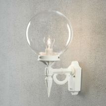 Konstsmide - Orion Applique murale d'extérieur classique blanche, IP23