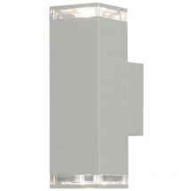 Konstsmide Lighting - Konstsmide Pollux Applique Murale Extérieure Moderne Up Down Blanc 2x GU10, IP44