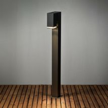 Konstsmide Pollux Dissuasore da esterno moderno corto nero GU10 1M, IP44