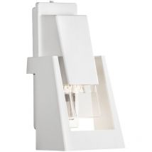 Außenwandleuchte potenza, Aluminium weiß, GU10-Sockel, IP54