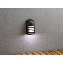 Led Außenwandleuchte prato mit Bewegungsmelder & Batterie, Schwarz h: 13cm